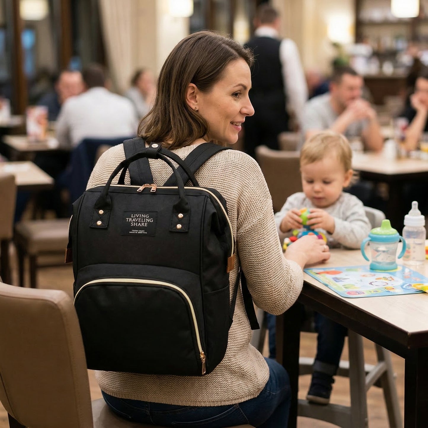 Le sac à langer multipoches
